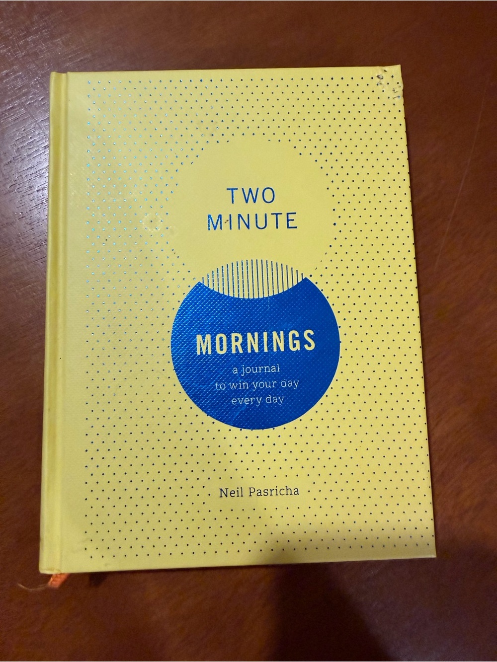 Two-Minute Mornings Journal - Yellow